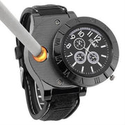 Cigarette Lighter Watch with USB Charging